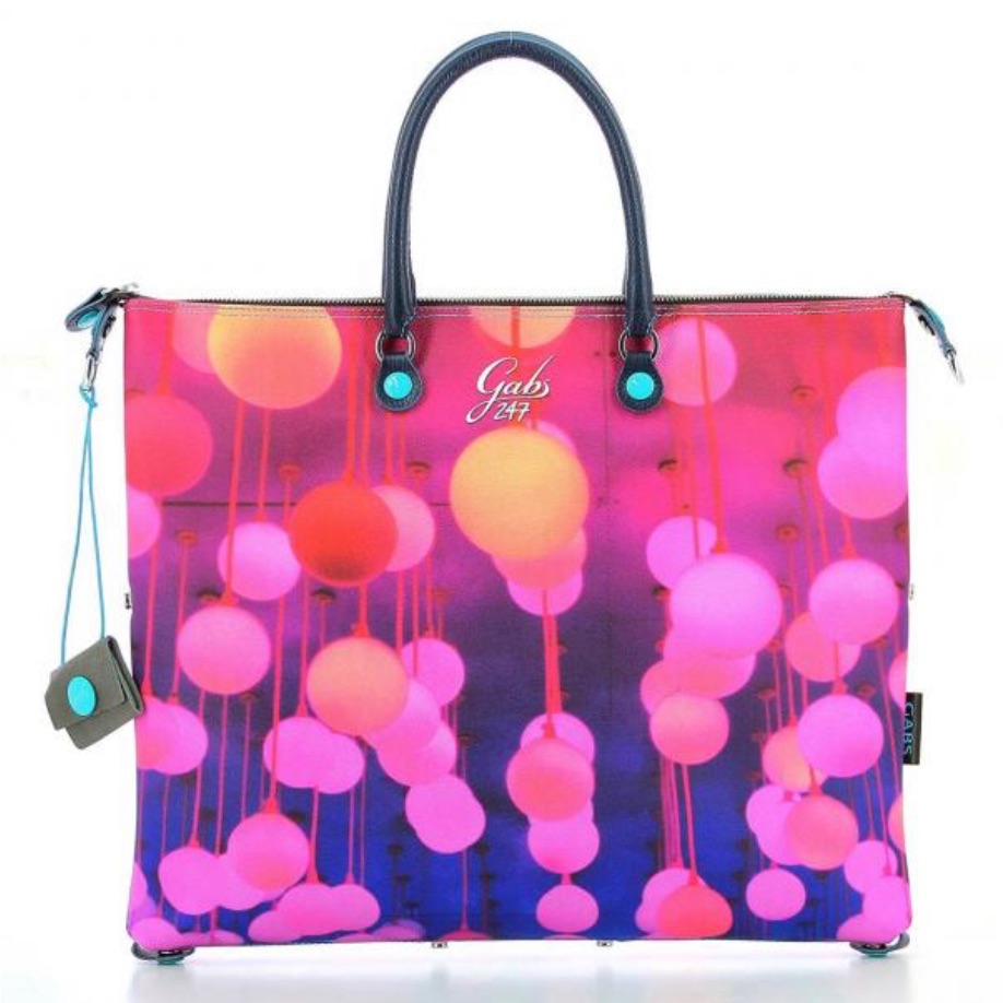 Franco Gabbrielli Gabs Lampade Viola L 247 Leather 4 Way Transformable Bag